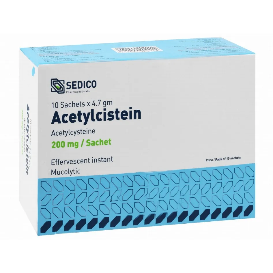 ACETYLCYSTEINE 200 MG 10 SACH س.ج