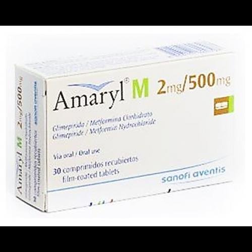AMARYL M 2/500 MG 30 TAB