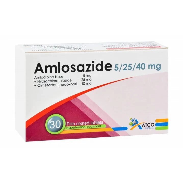 AMLOSAZIDE 5/25/40 MG 30 TAB