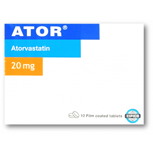 ATOR 20 MG 10 TAB