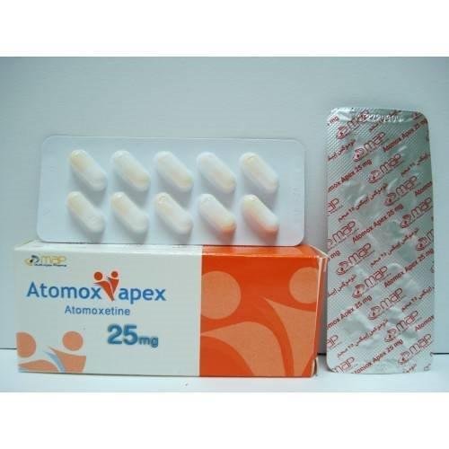 ATOMOXAPEX 25 MG 30 CAP س.ق