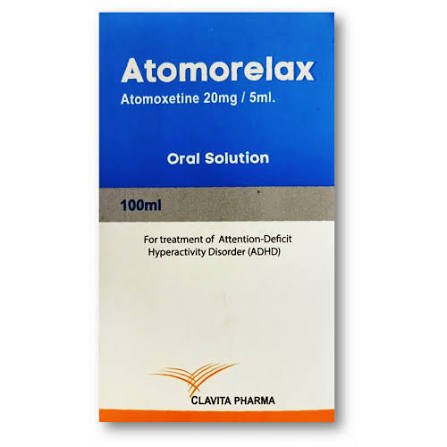 ATOMORELAX 20 MG 100 ML SYRUP