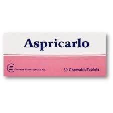 ASPRICARLO 81 MG 30 TAB