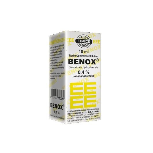 BENOX 0.4% E . DROPS 10 ML