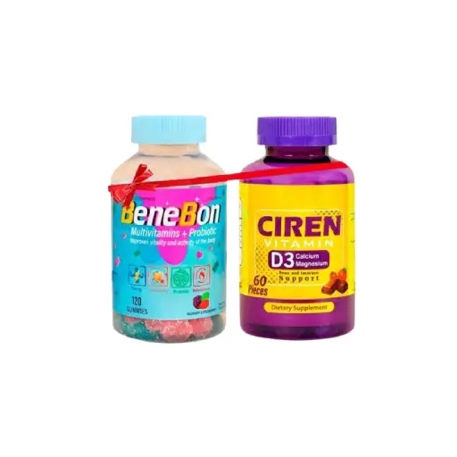 BENEBON 120 GUM + CIREN VIT D3 60 PIECES