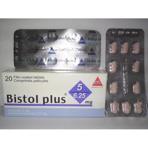 BISTOL PLUS 5 /12.5 MG 20 TAB