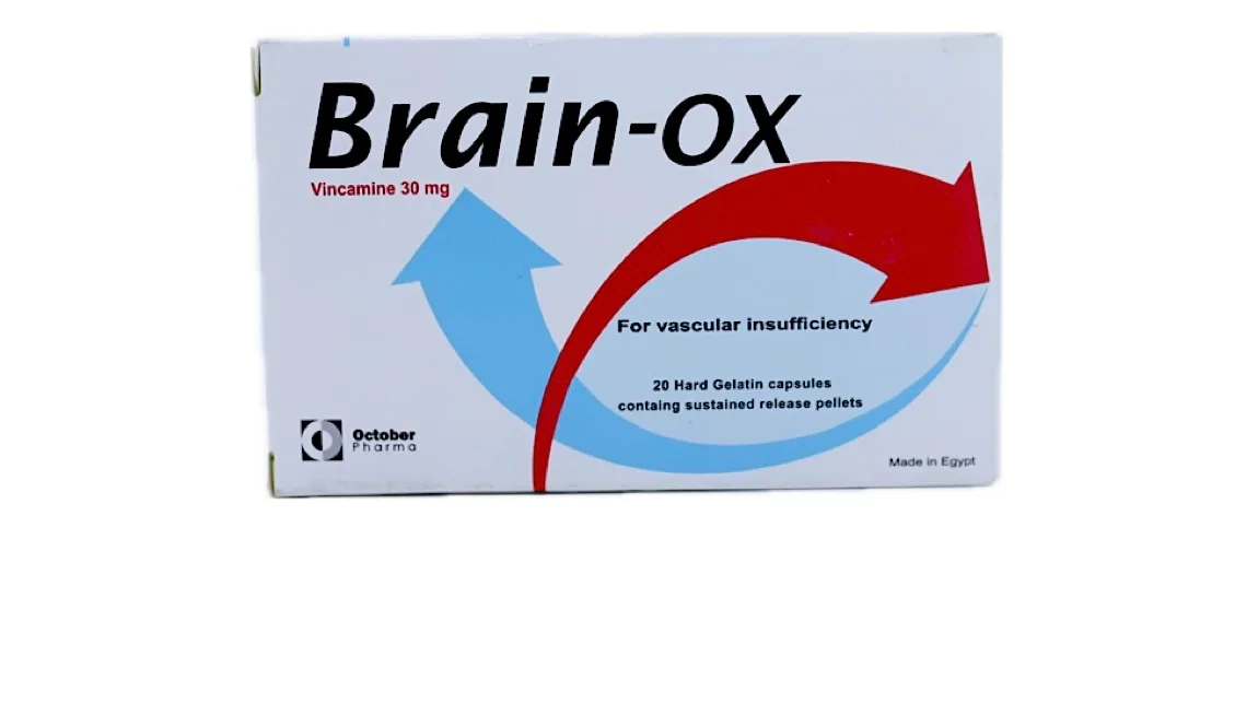 BRAIN-OX 30 MG 20 CAP س.ج