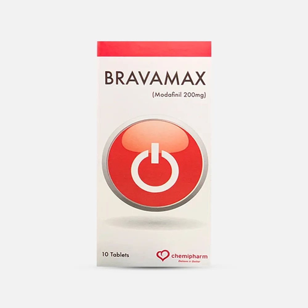 BRAVAMAX 200 MG 10 TAB س.ج