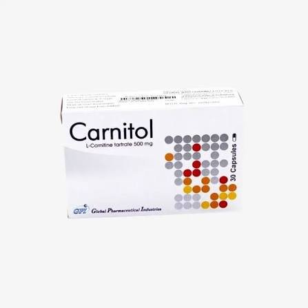 CARNITOL 500 MG 30 CAP س.ج