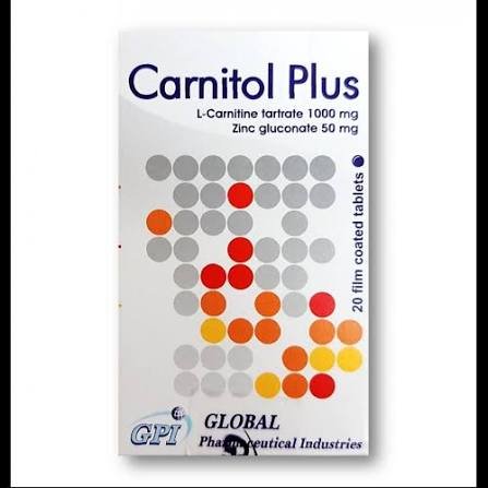 CARNITOL PLUS 1000/50 MG 20 TAB