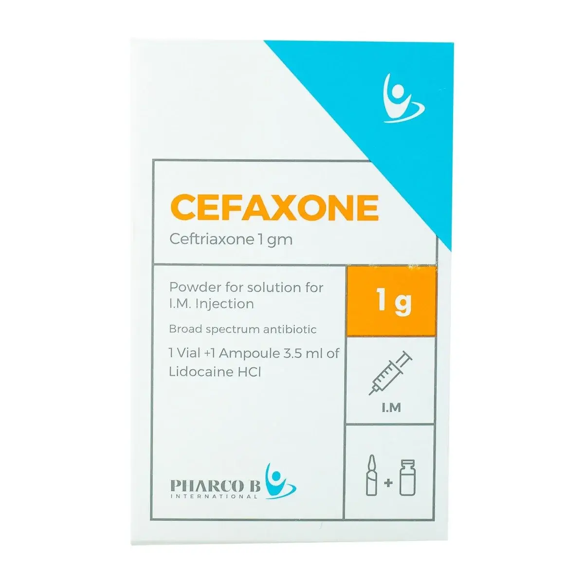 CEFAXONE 1 G I.M 1 VAL س.ج عضل