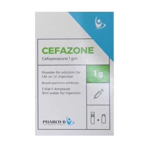 CEFAZONE 1 GM 1 VIAL س.ج