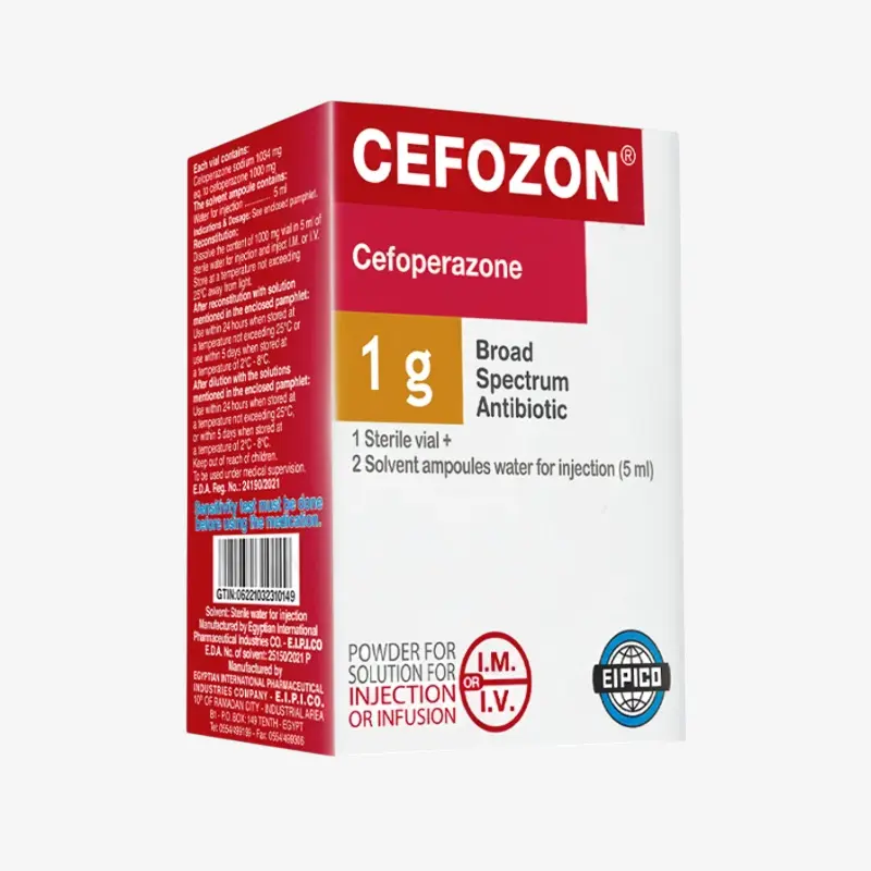 CEFOZON 1 GM 1 VIAL ايبيكو