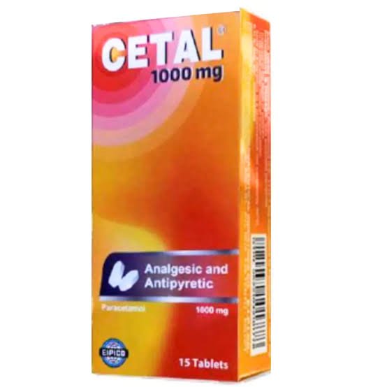 CETAL 1000 MG 15 TAB