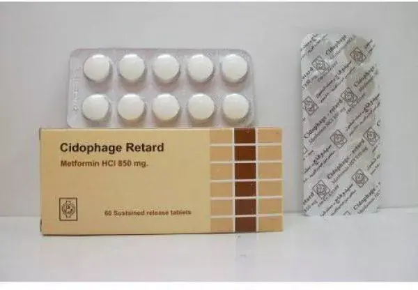 CIDOPHAGE 850 MG 60 TAB