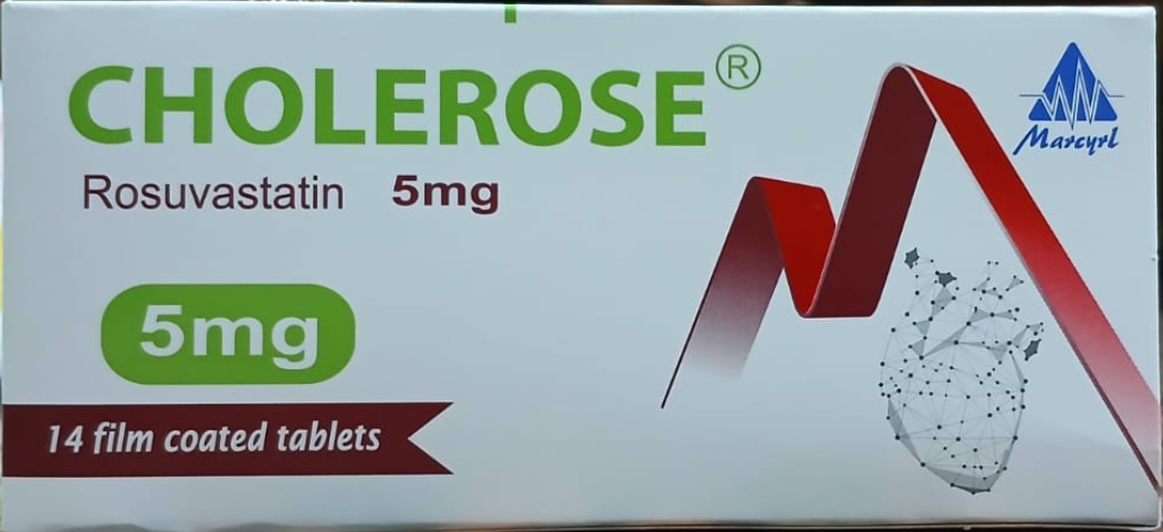 CHOLEROSE 5 MG 14 TAB