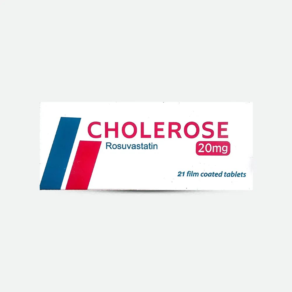 CHOLEROSE 20 MG 21 TAB
