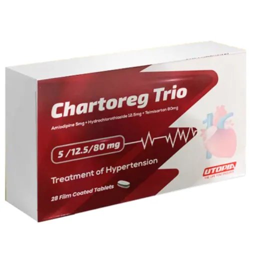CHARTOREG TRIO 5/12.5/80 MG 28 TAB