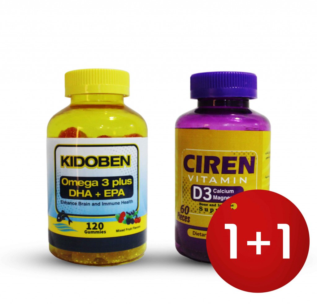 CIREN VIT D3 120 PIECES + KIDOBEN 60 GUM