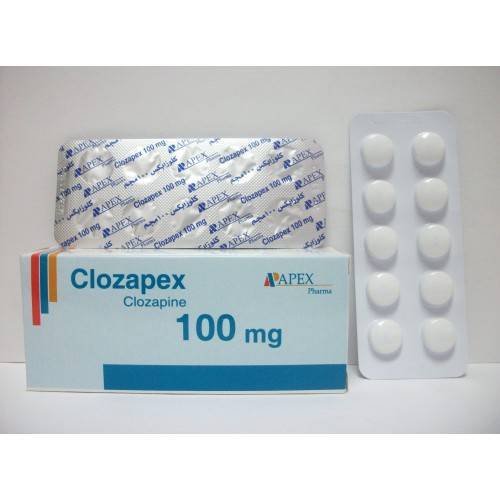 CLOZAPEX 100 MG 50 TAB