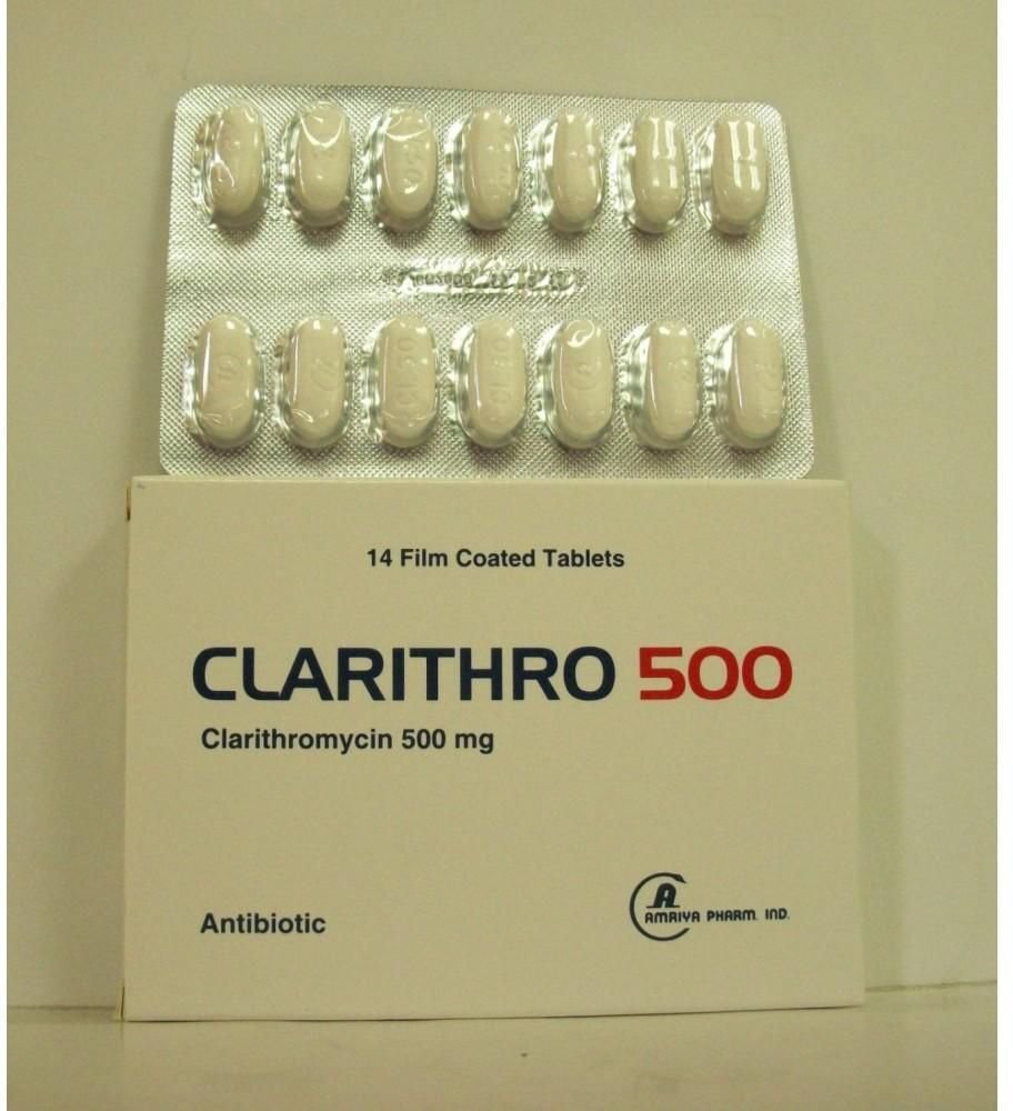 CLARITHRO 500 MG 14 TAB