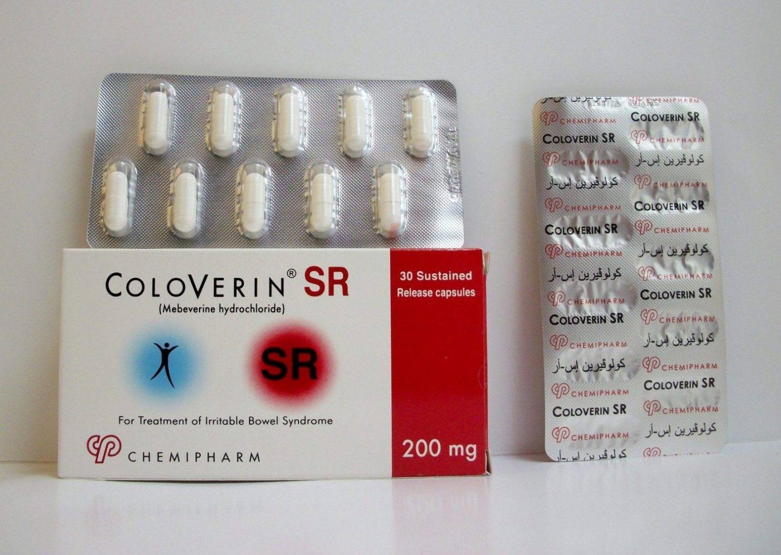 COLOVERIN SR 200 MG 30 CAP س.ج