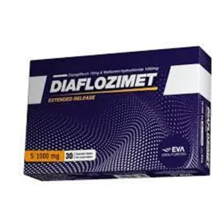 DIAFLOZIMET 5/1000 MG 30 TAB