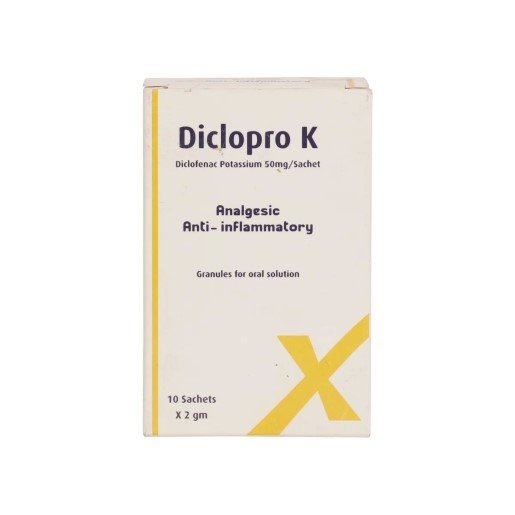 DICLOPRO K 50 MG 10 SACHET