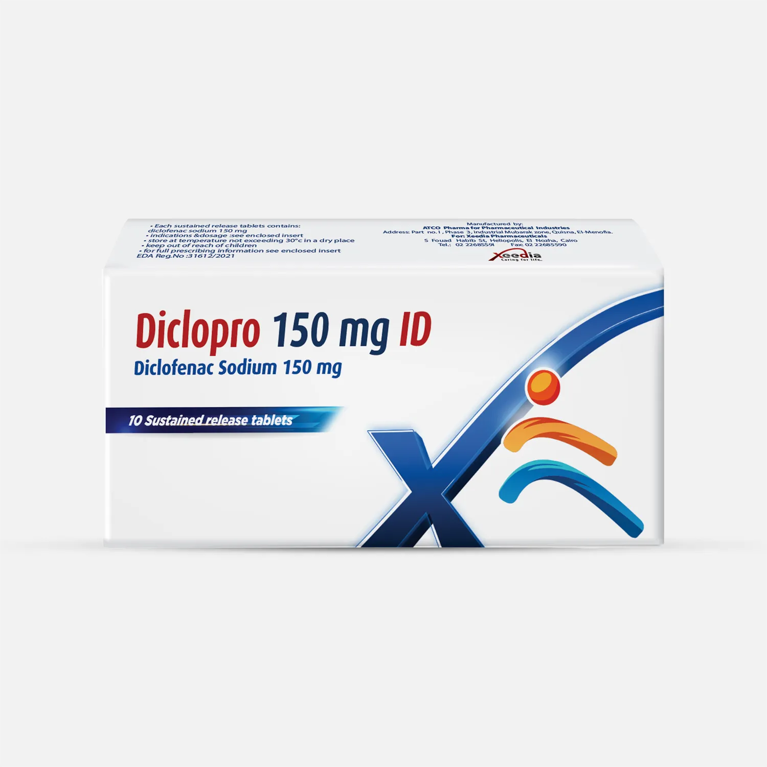 DICLOPRO ID 150 MG 20 TAB