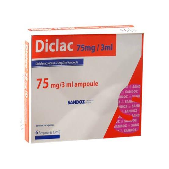 DICLAC 75 MG 6 AMP