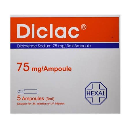 DICLAC 75 MG 5 AMP