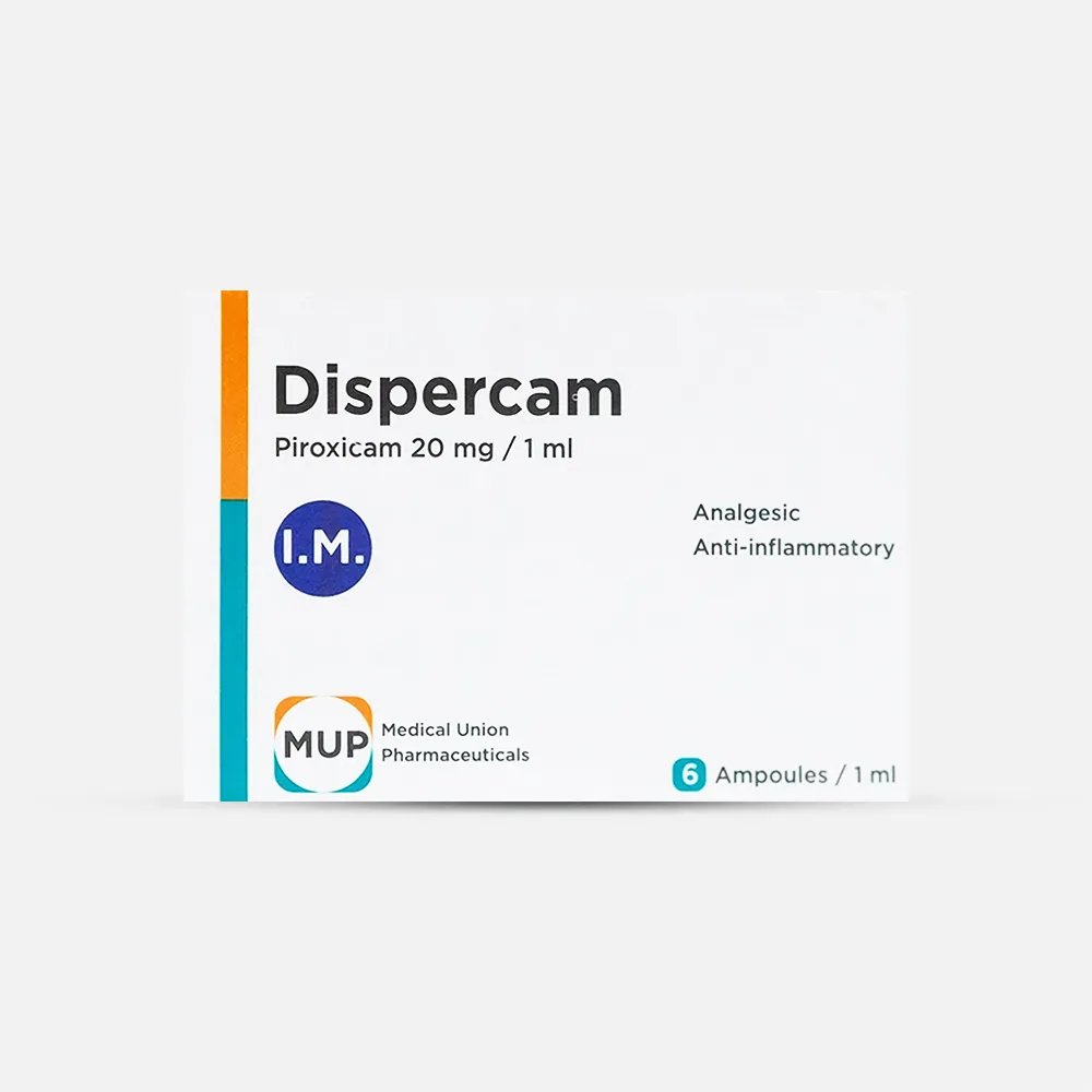 DISPERCAM 20 MG 6 AMP 1 ML س.ج