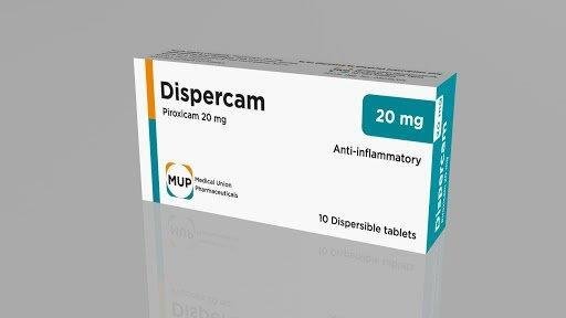DISPERCAM 20 MG 10 TAB