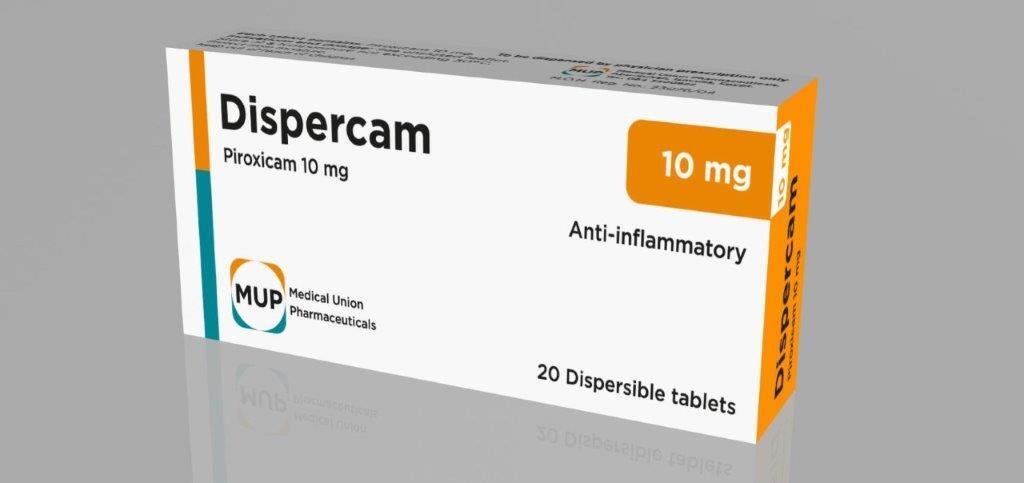 DISPERCAM 10 MG 20 TAB