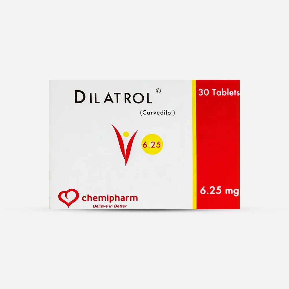DILATROL 6.25 MG 30 TAB