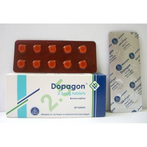 DOPAGON 2.5 MG 20 TAB