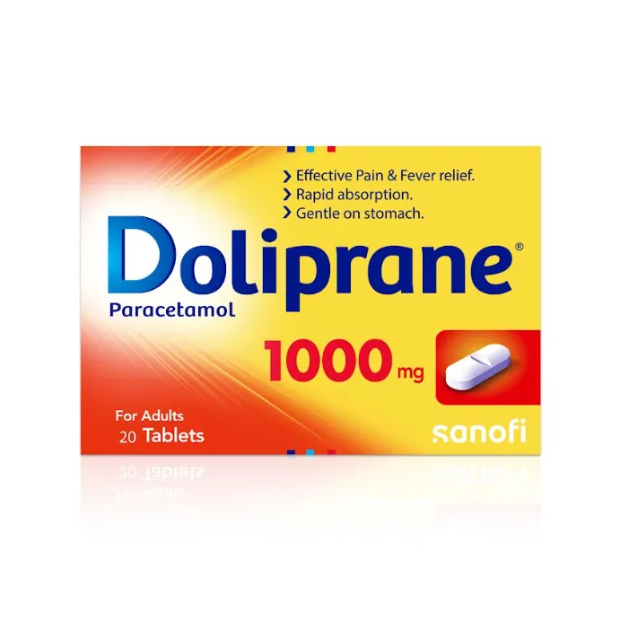 DOLIPRANE 1000 MG 20 TAB