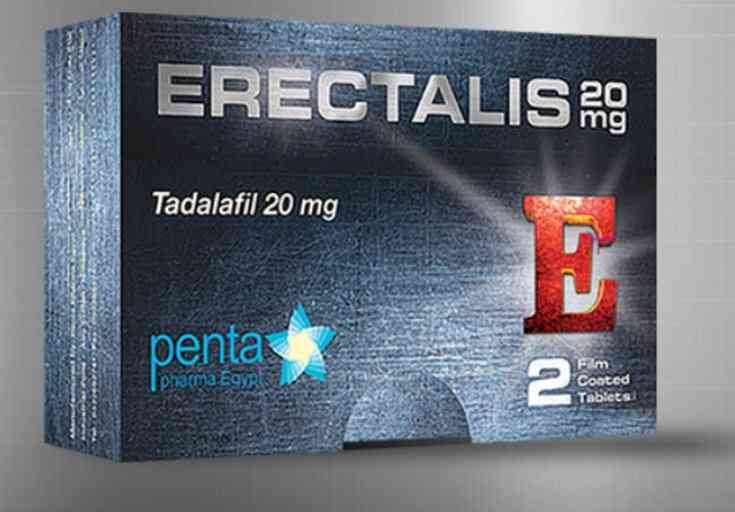 ERECTALIS 20 MG 2 TAB
