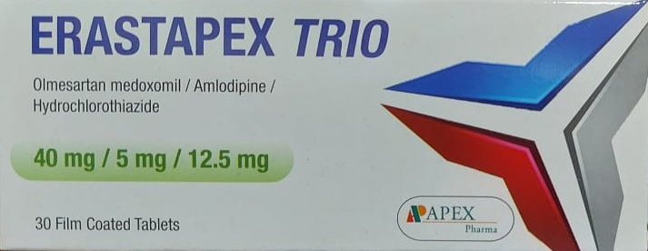 ERASTAPEX TRIO 40/5 /12.5 MG 30 TAB