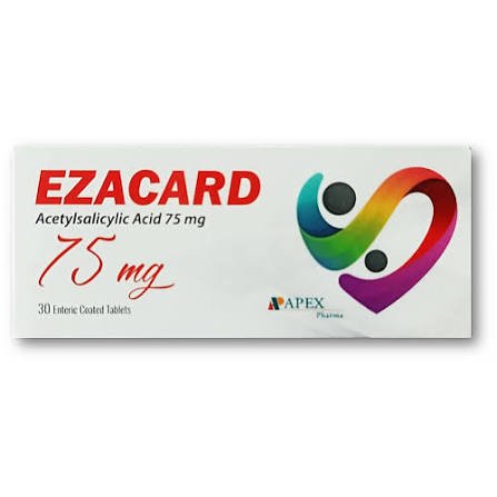 EZACARD 75 MG 30 TAB