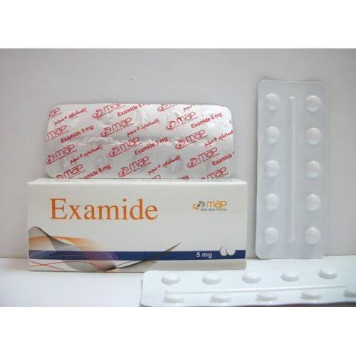 EXAMIDE 5 MG 30 TAB س.ج