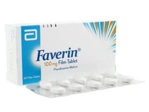 FAVERIN 100 MG 30 TAB س.ج