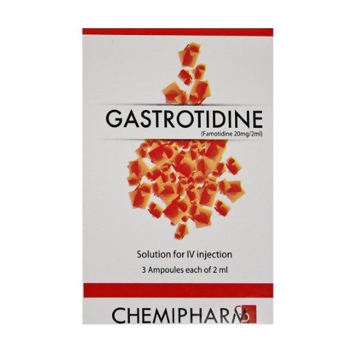 GASTROTIDINE 20 MG 3 AMP 2 ML