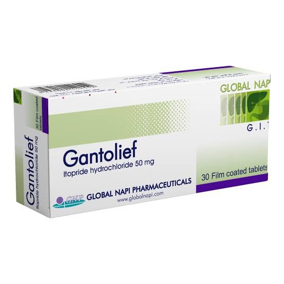 GANTOLIEF 50 MG 30 TAB