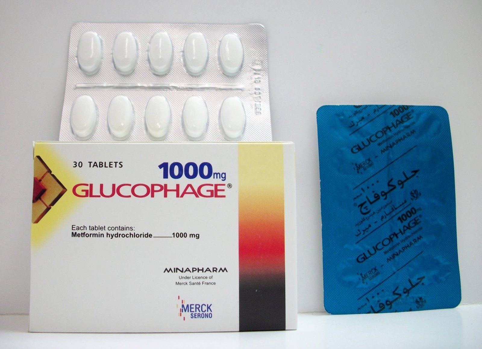 GLUCOPHAGE 1000 MG 30 TAB س.ج