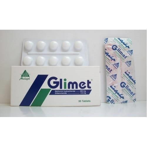 GLIMET 2.5/400 MG 30 TAB
