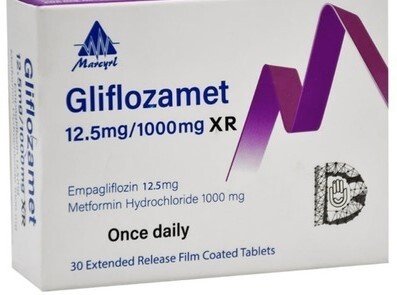 GLIFLOZAMET 12.5/1000 MG XR 30 TAB