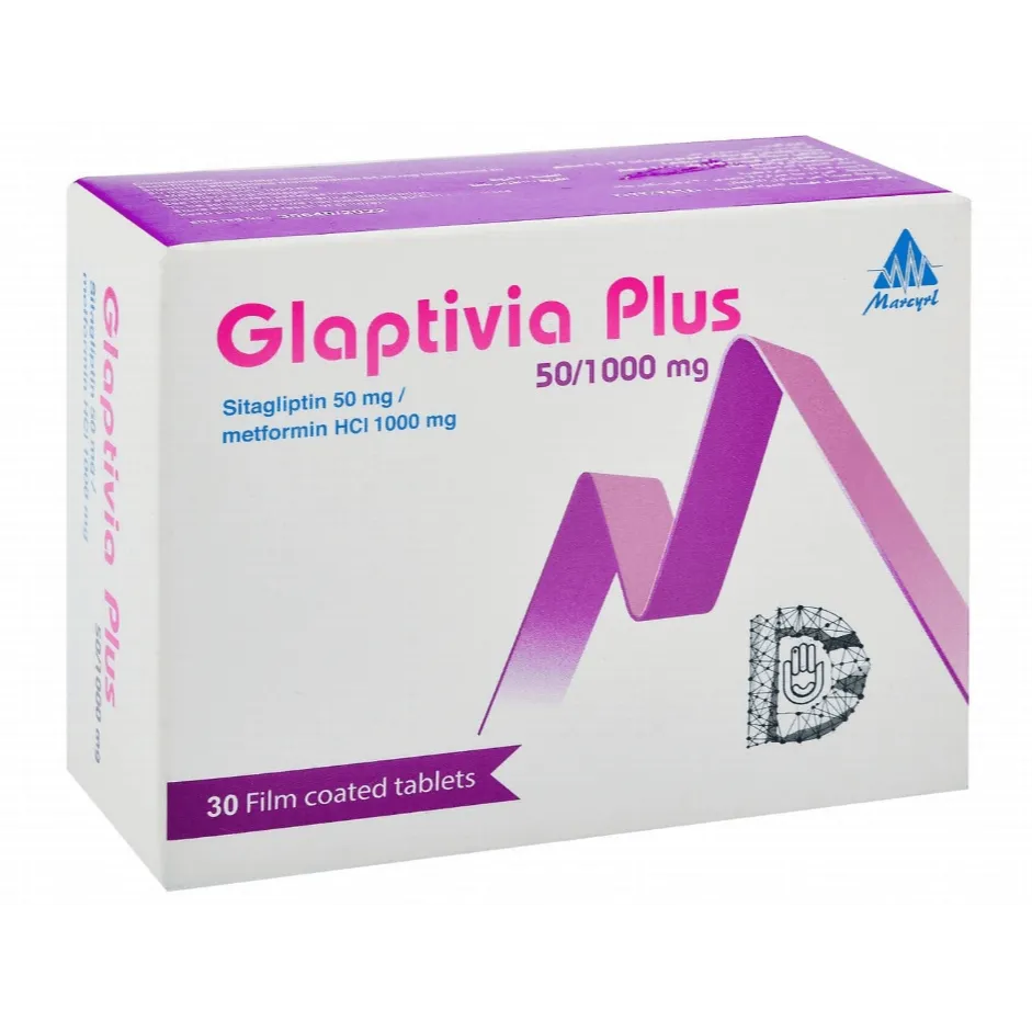 GLAPTIVIA PLUS 50/1000 MG 30 TAB