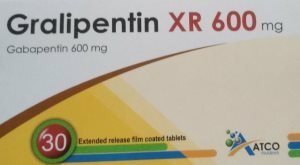 GRALIPENTIN XR 600 MG 30 TAB