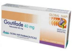 GOUTIFADE 40 MG 30 TAB